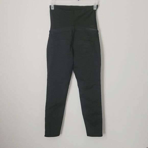 New H&M Mama Black Maternity Skinny Leg Jeans Size 8 NWT - Picture 7 of 7